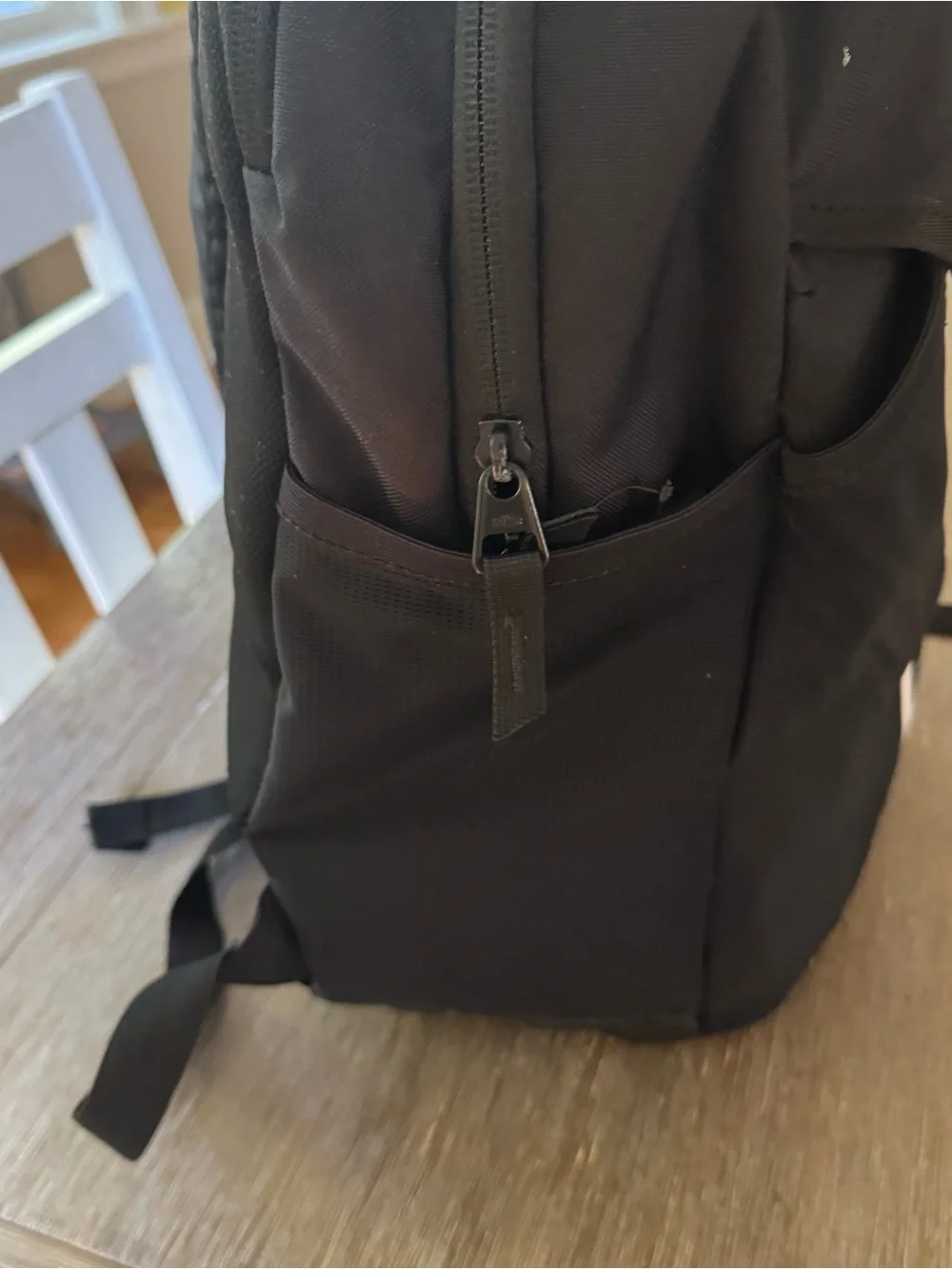 Nike Lacrosse Black Backpack with White Accents REV Logo